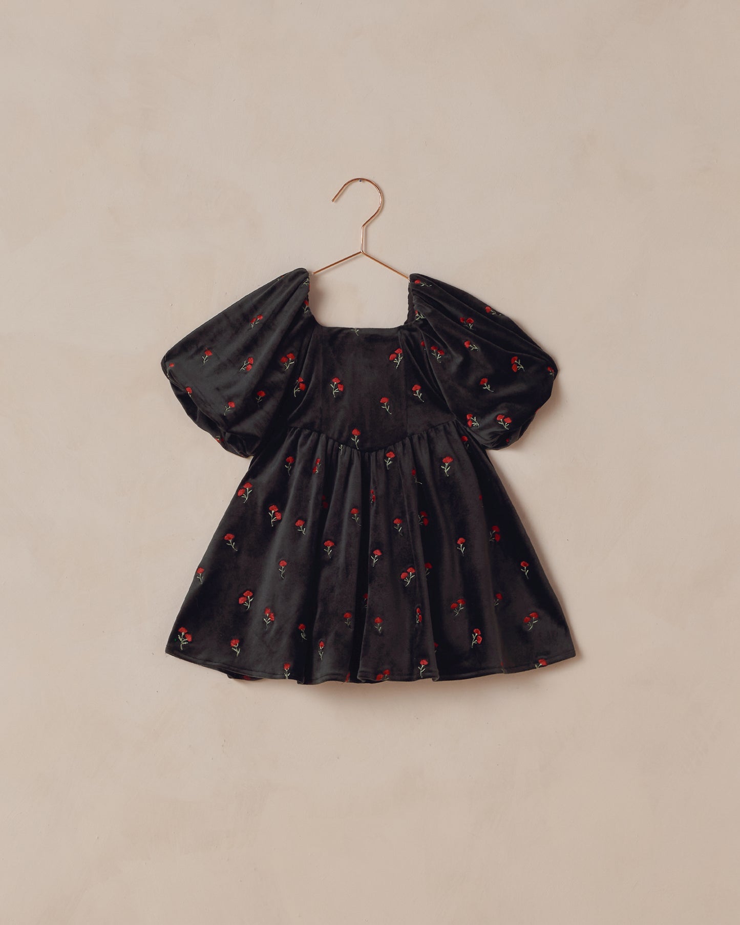 Velvet Floral Nina Dress