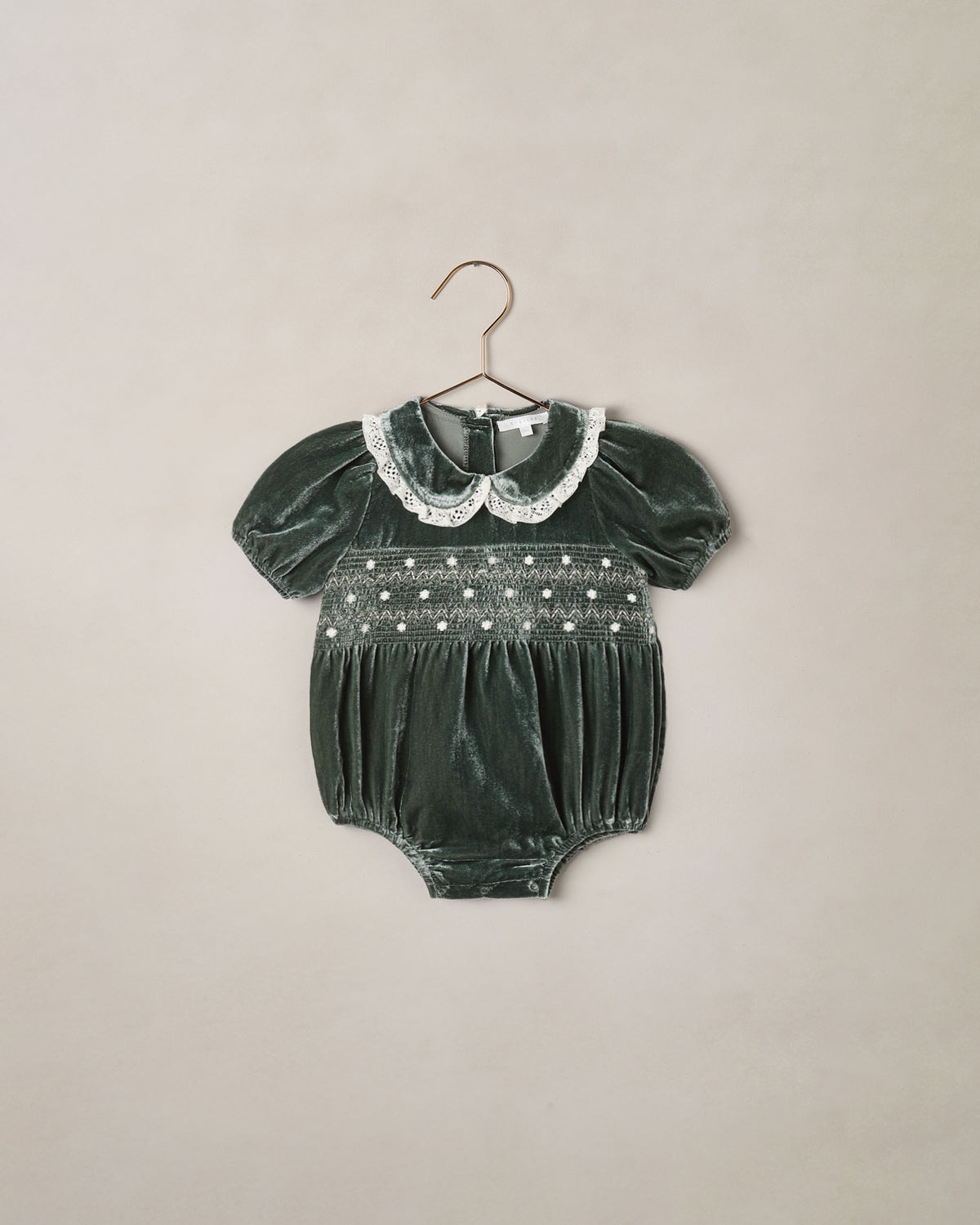 Green Elizabeth Romper