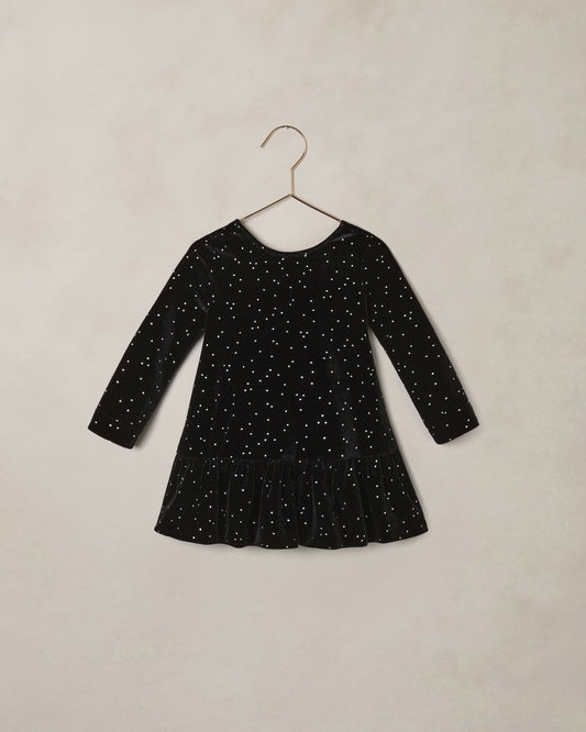 Black Rhinestone Penny Dress