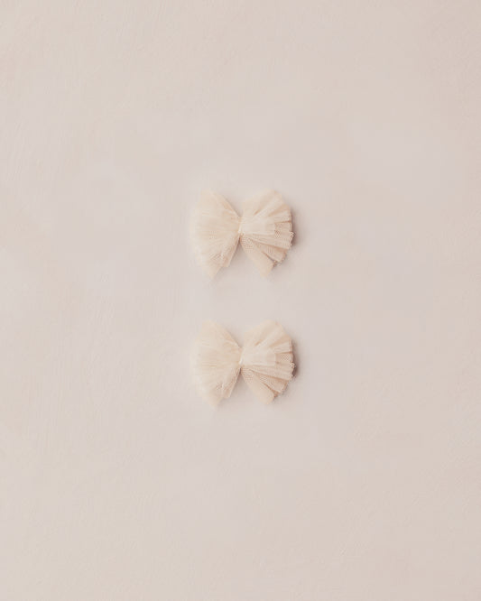 Antique Flutter Tulle Clips