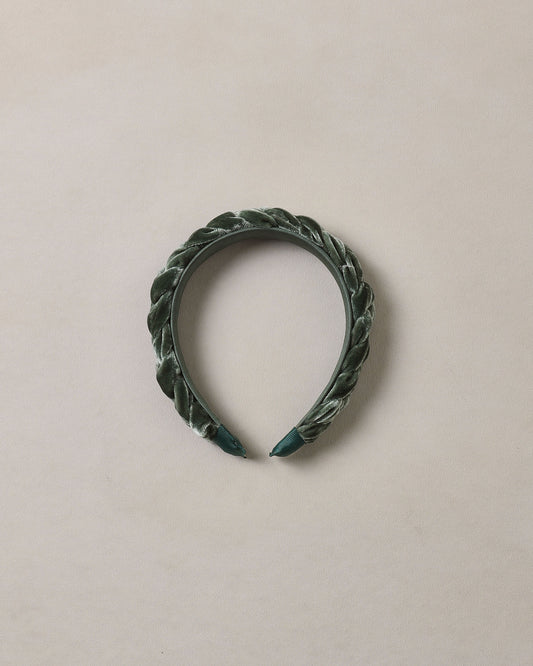 Green Braided Headband