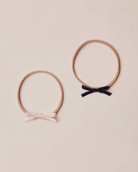 Rose,Black Baby Bow Headbands