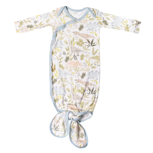Copper Pearl Rex newborn knotted gown with soft fabric and adorable design, perfect for little ones and easy to dress.