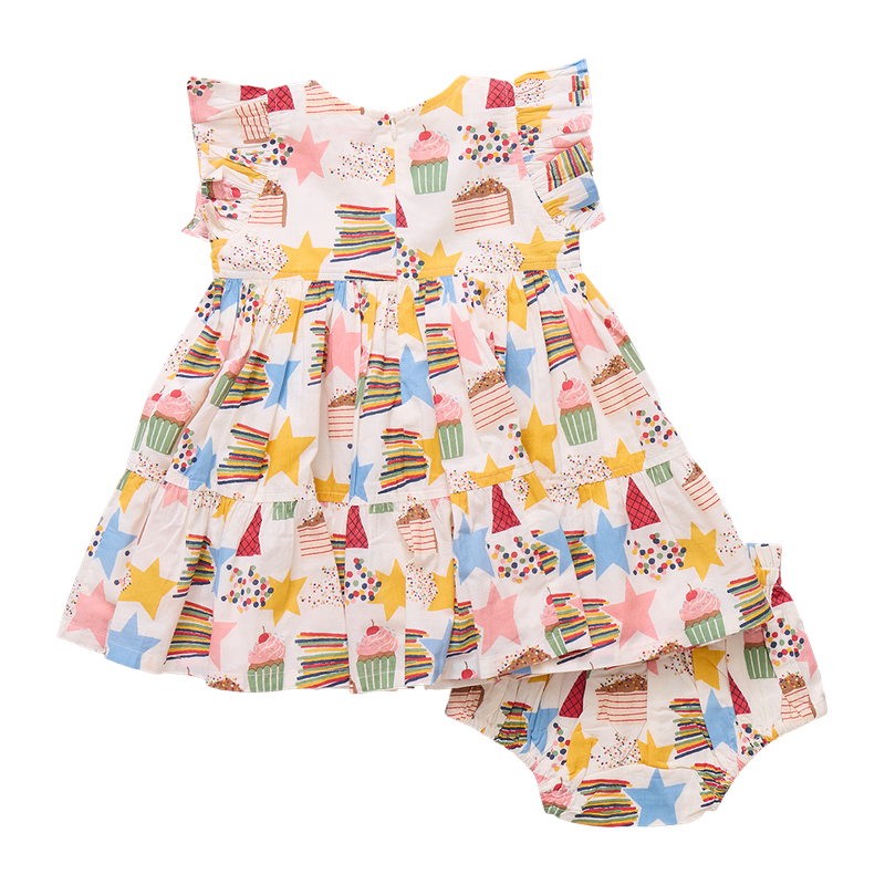 Baby Girls Jennifer Dress Set - Birthday Star