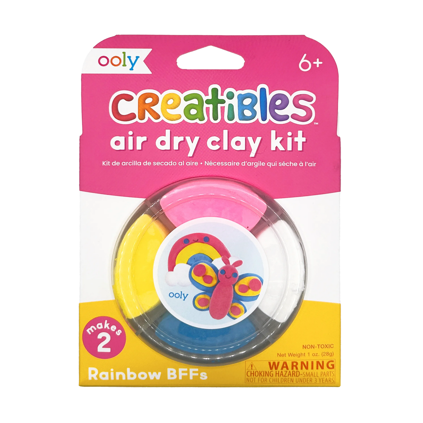 Creatibles Mini Air Dry Clay Kit - Rainbow BFFs