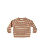 Quincy Mae - Cinnamon Stripe Ace Knit Sweater