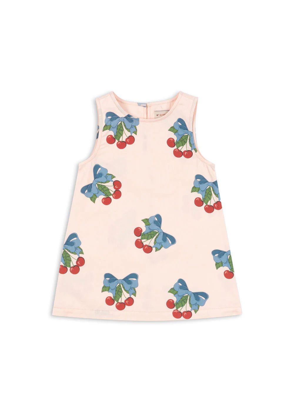 Konges Slojd Amarena Frankie dress for girls, featuring a colorful floral pattern and soft fabric, perfect for summer wear.