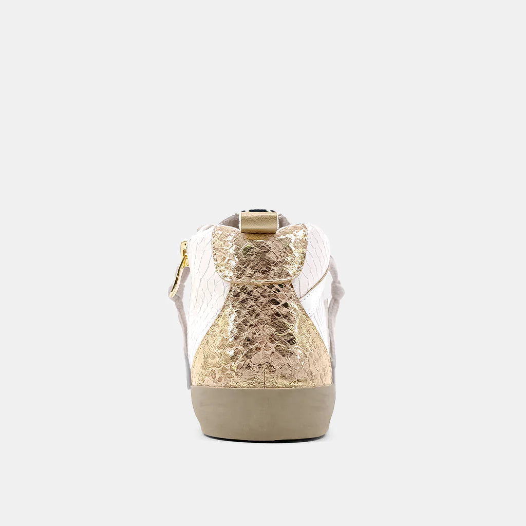 Shu Shop - Paulina Kids Blush Snake Sneakers