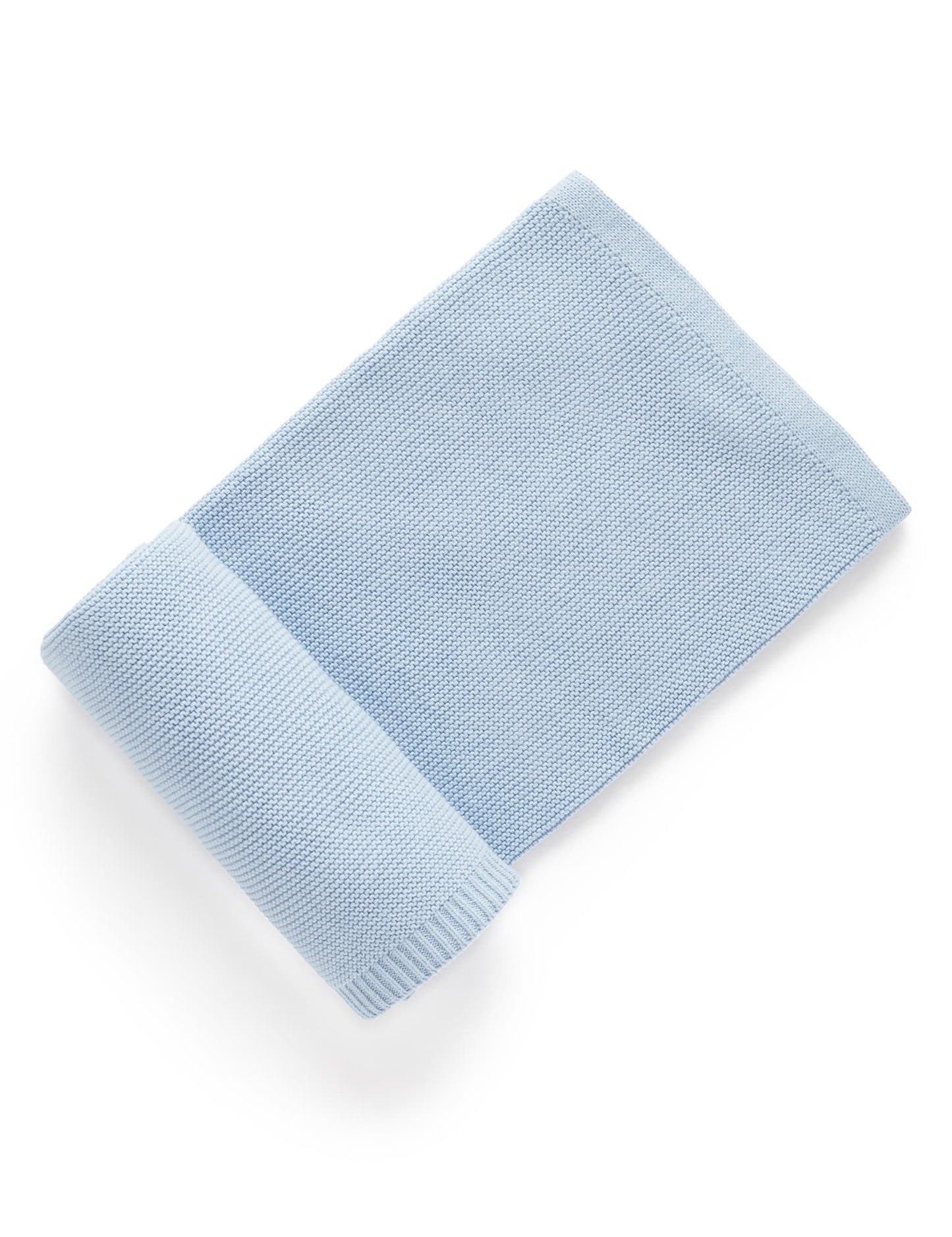 Purebaby - Blue Textured Blanket