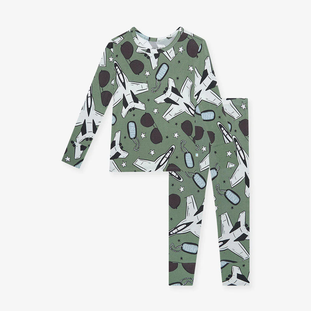 Posh Peanut - Airman - Long Sleeve Basic Pajama