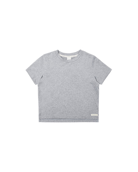Heathered Dusty Blue Cover Essential Tee