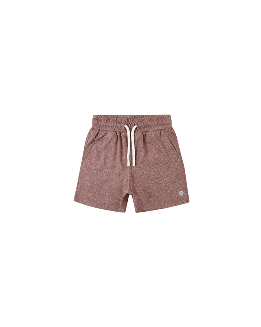 Rylee & Cru - Heathered Burgundy Oceanside Tech Short