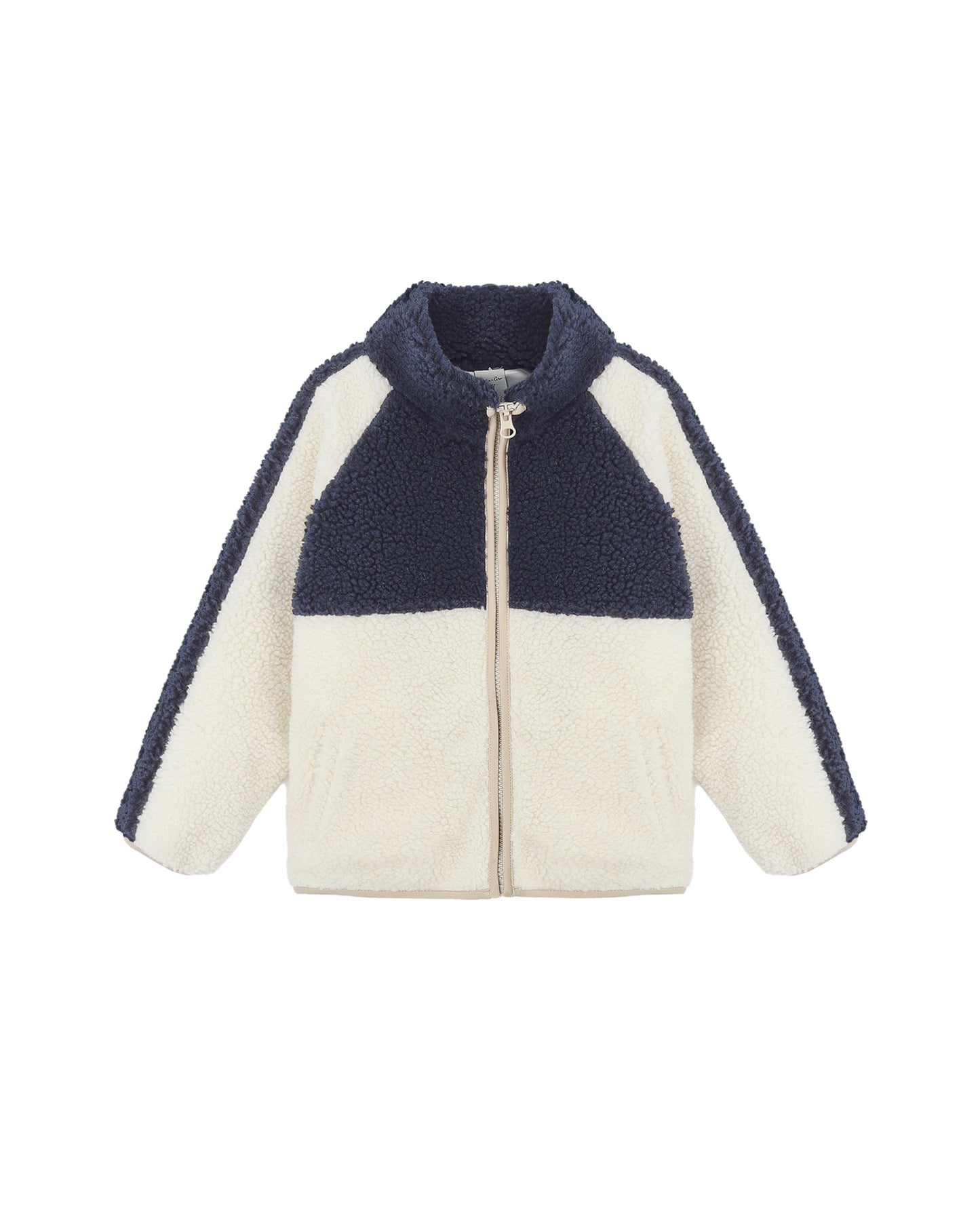Rylee & Cru - Navy Color Block Sherpa Trails Jacket