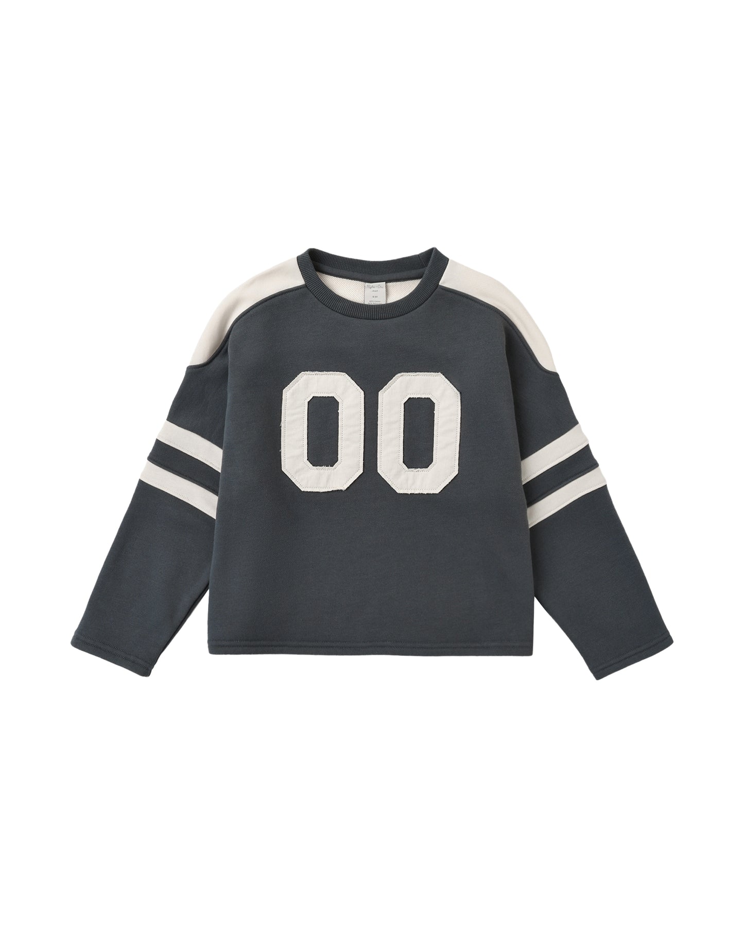 Rylee & Cru Midnight Hockey sweatshirt featuring a dark navy color and hockey-themed design, casual and cozy for kids.