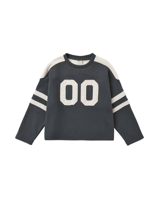 Rylee & Cru Midnight Hockey sweatshirt featuring a dark navy color and hockey-themed design, casual and cozy for kids.