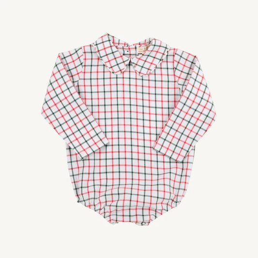 Old Town Tattersall LS Peter Pan Collar Shirt