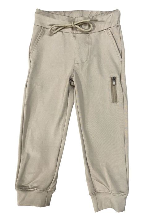 Cody Performance Khaki Jogger with Zipper