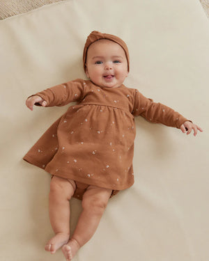 Quincy Mae - Moons Long sleeve Baby Dress