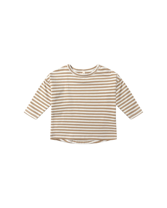 Gold Stripe Long sleeve Tee