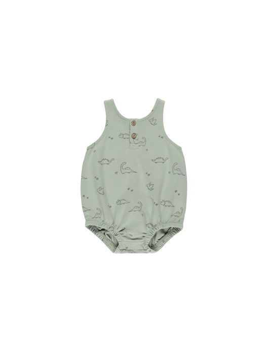 Quincy Mae - Dino Sleeveless Bubble Romper