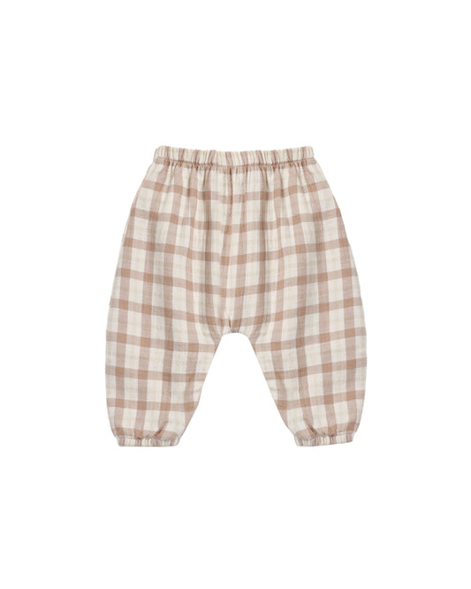 Rustic Plaid Woven Pant
