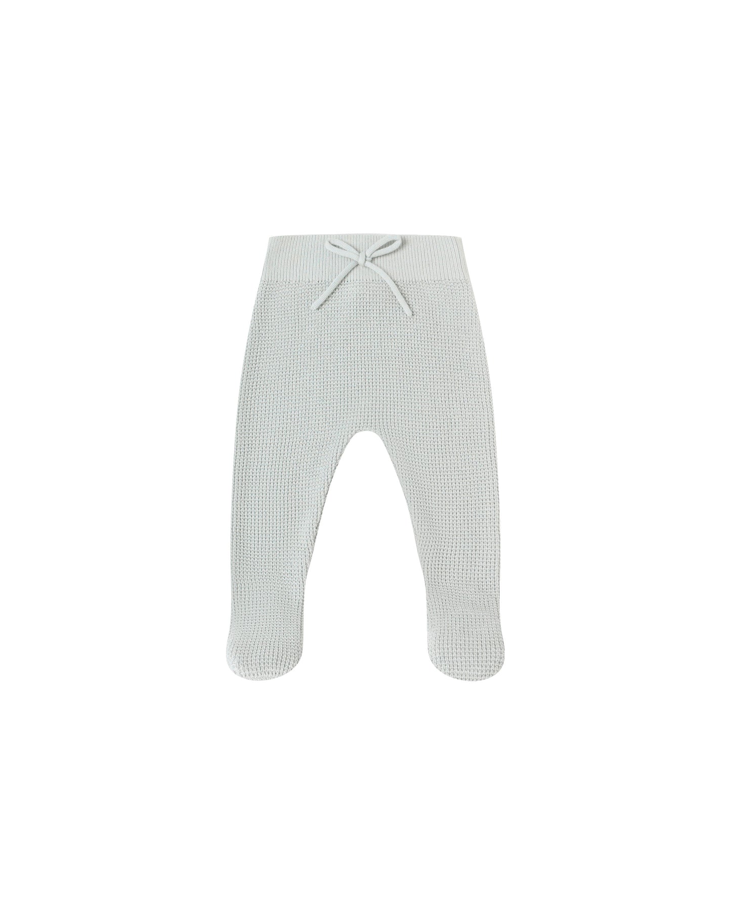Ice Blue Footed Knit Pant