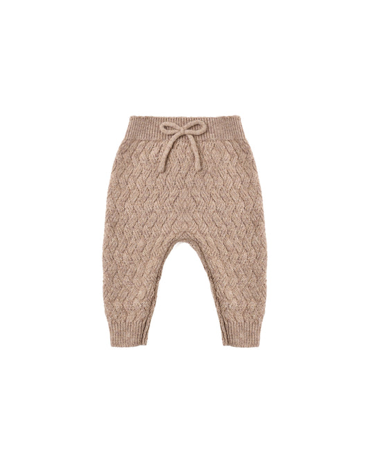 Heathered Almond Knit Pant