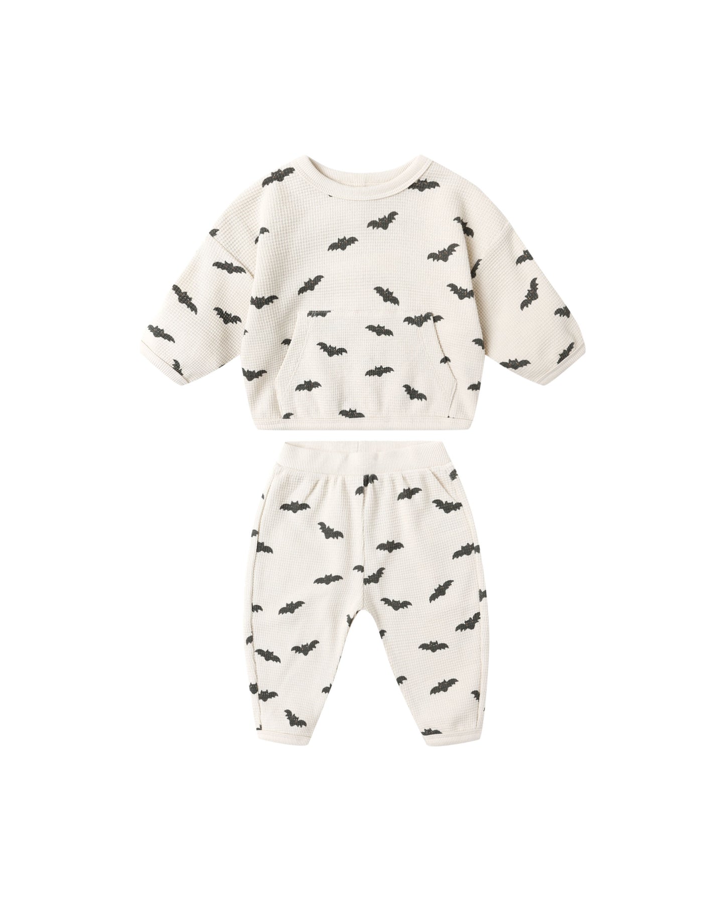 Bats Waffle Slouch Set