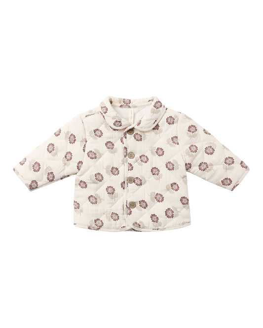 Fall Floral Quilted Jacket