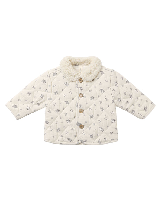 Winter Berry Quilted Jacket
