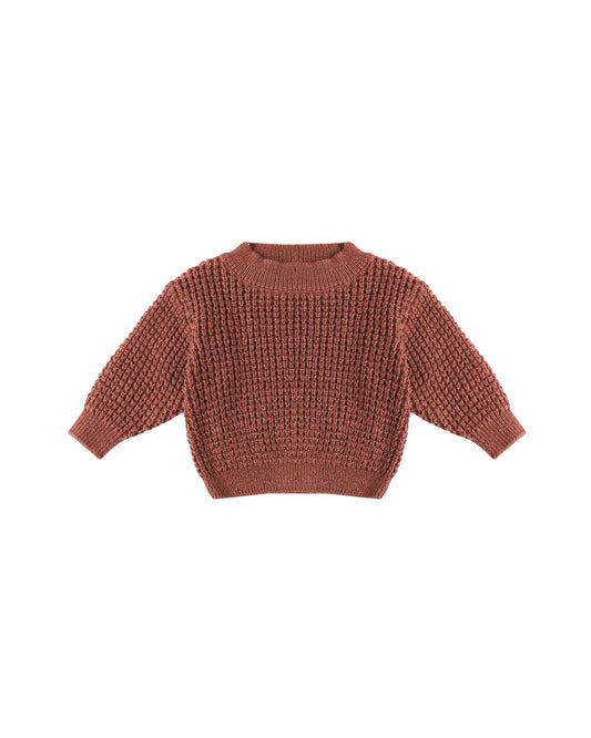 Cranberry Chunky Knit Sweater
