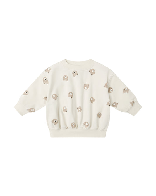 Brown Bear Relaxed Sweatshirt