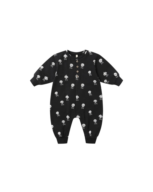 Crossbones Relaxed Fleece Jumpsuit
