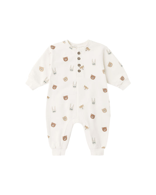 Critters Relaxed Fleece Jumpsuit