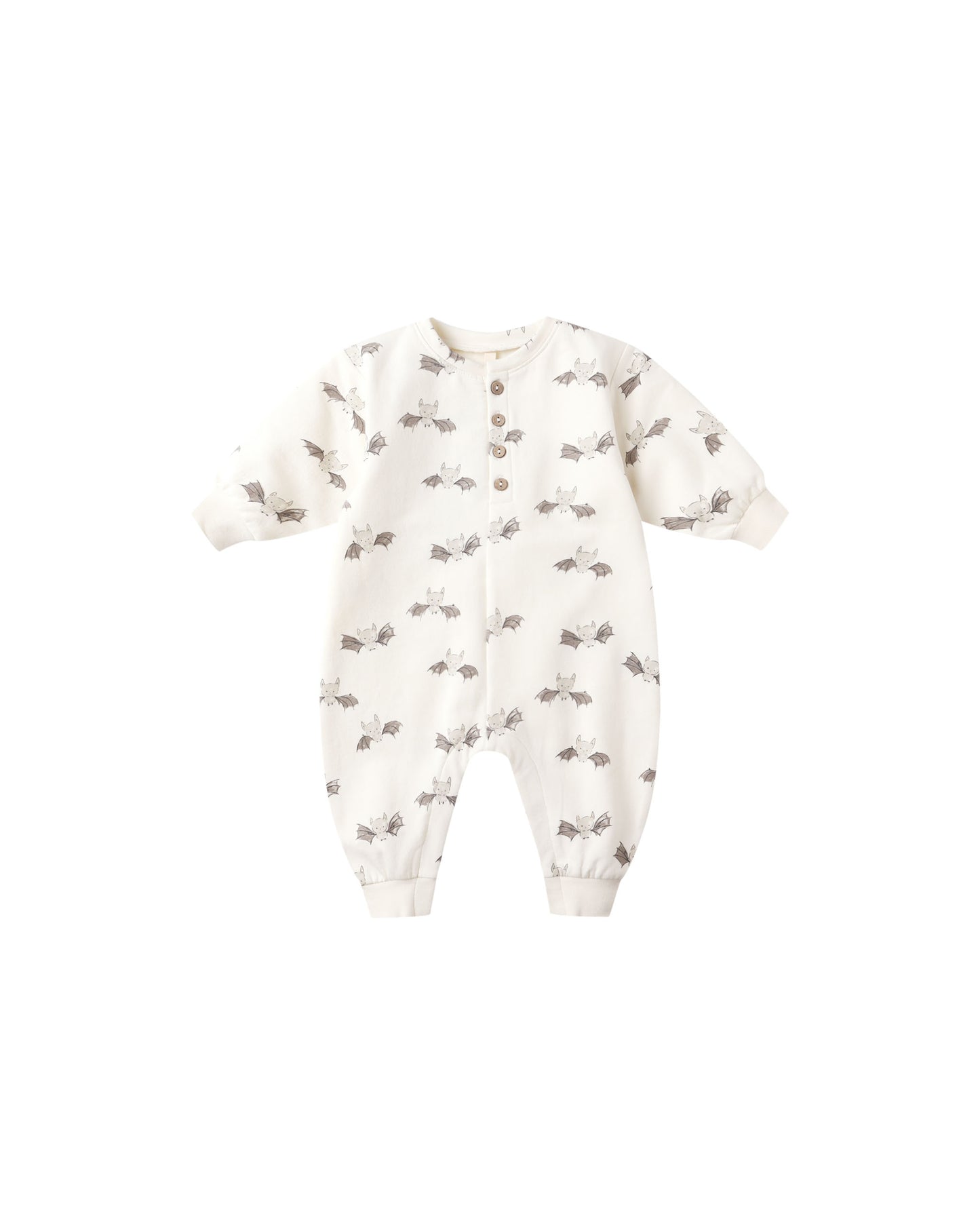 Bats Relaxed Fleece Jumpsuit