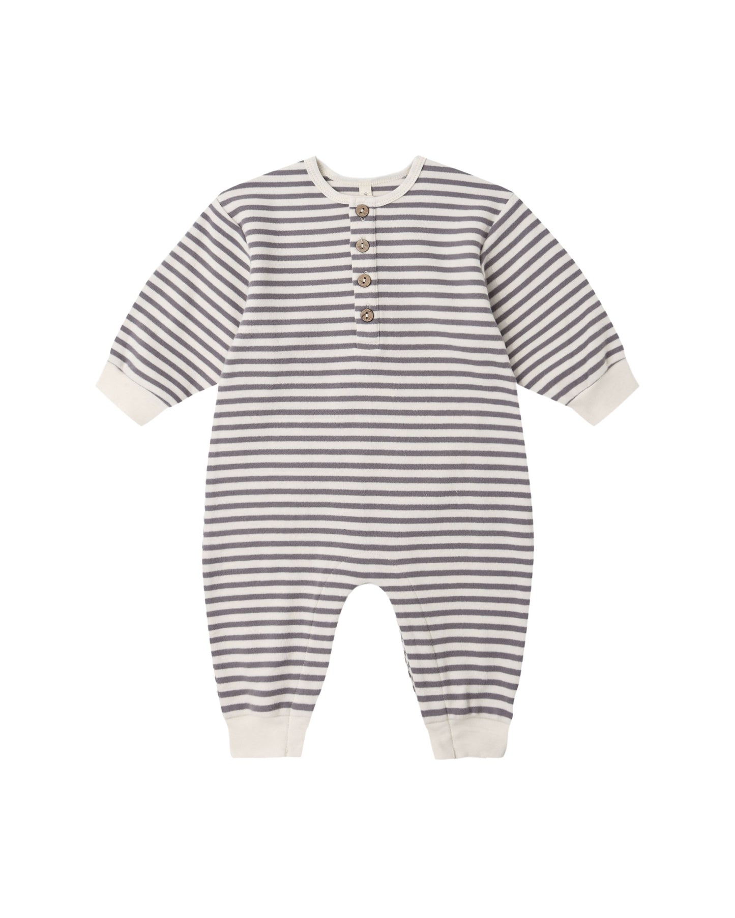Slate Stripe Relaxed Jumpsuit