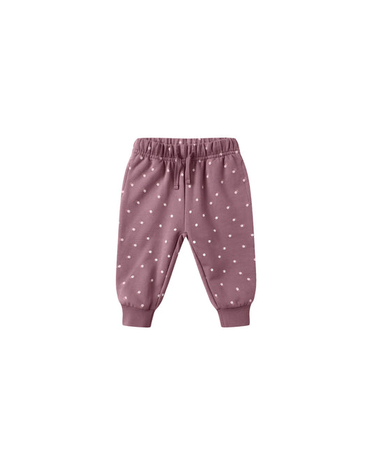 Polka Dot Relaxed Fleece Sweatpant