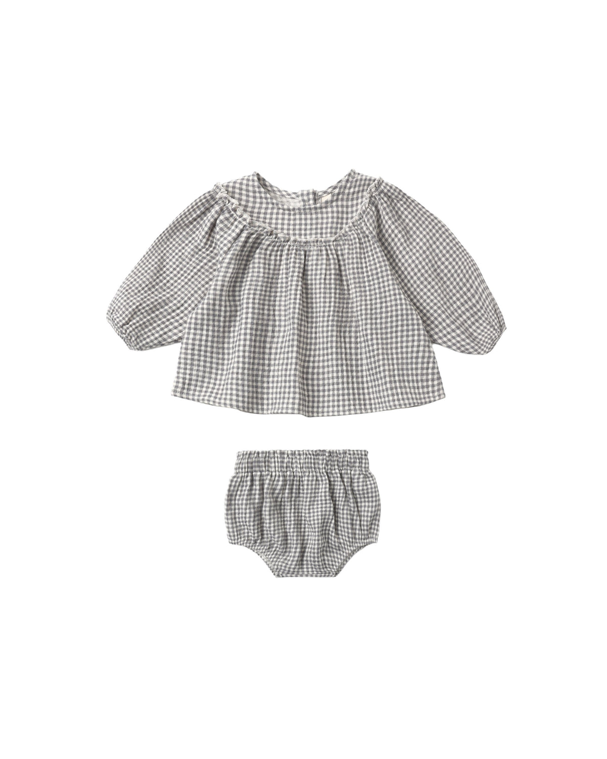 Midnight Gingham Mia Top + Bloomer Set