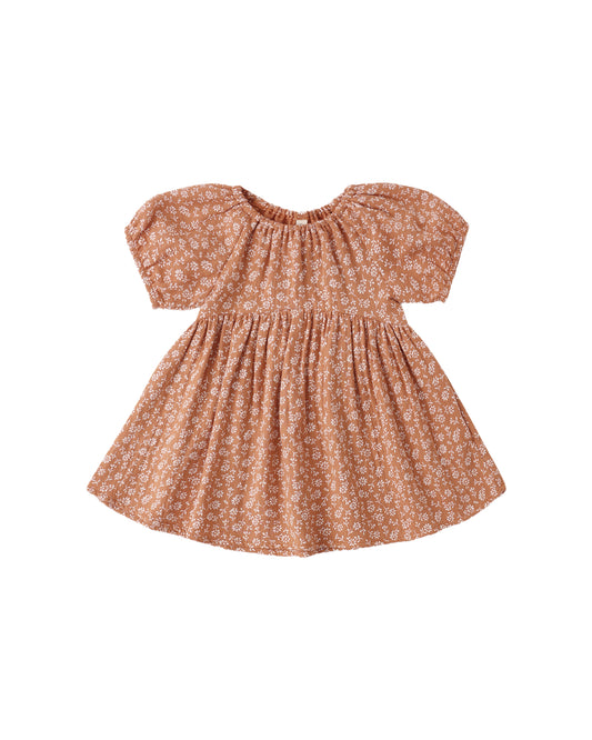 Quincy Mae Poppy Floral Bella Dress with colorful floral pattern, soft fabric, and sleeveless design for girls.