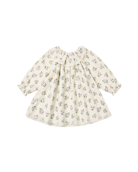 French Floral Long Sleeve Isla Dress