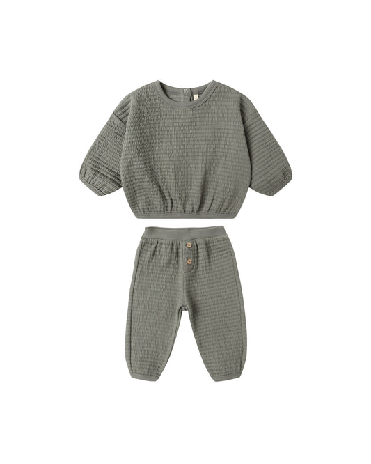 Forest Textured Sweat Set