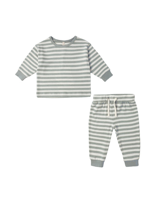 Blue Stripe Cozy Set