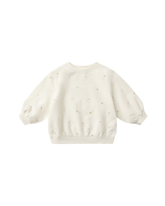Shooting Stars Oversized Crew Sweatshirt