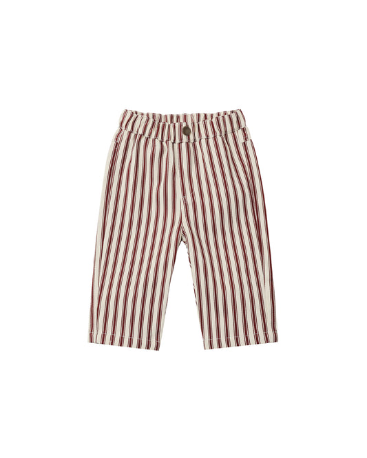 Black Cherry Pinstripe Grayson Pant