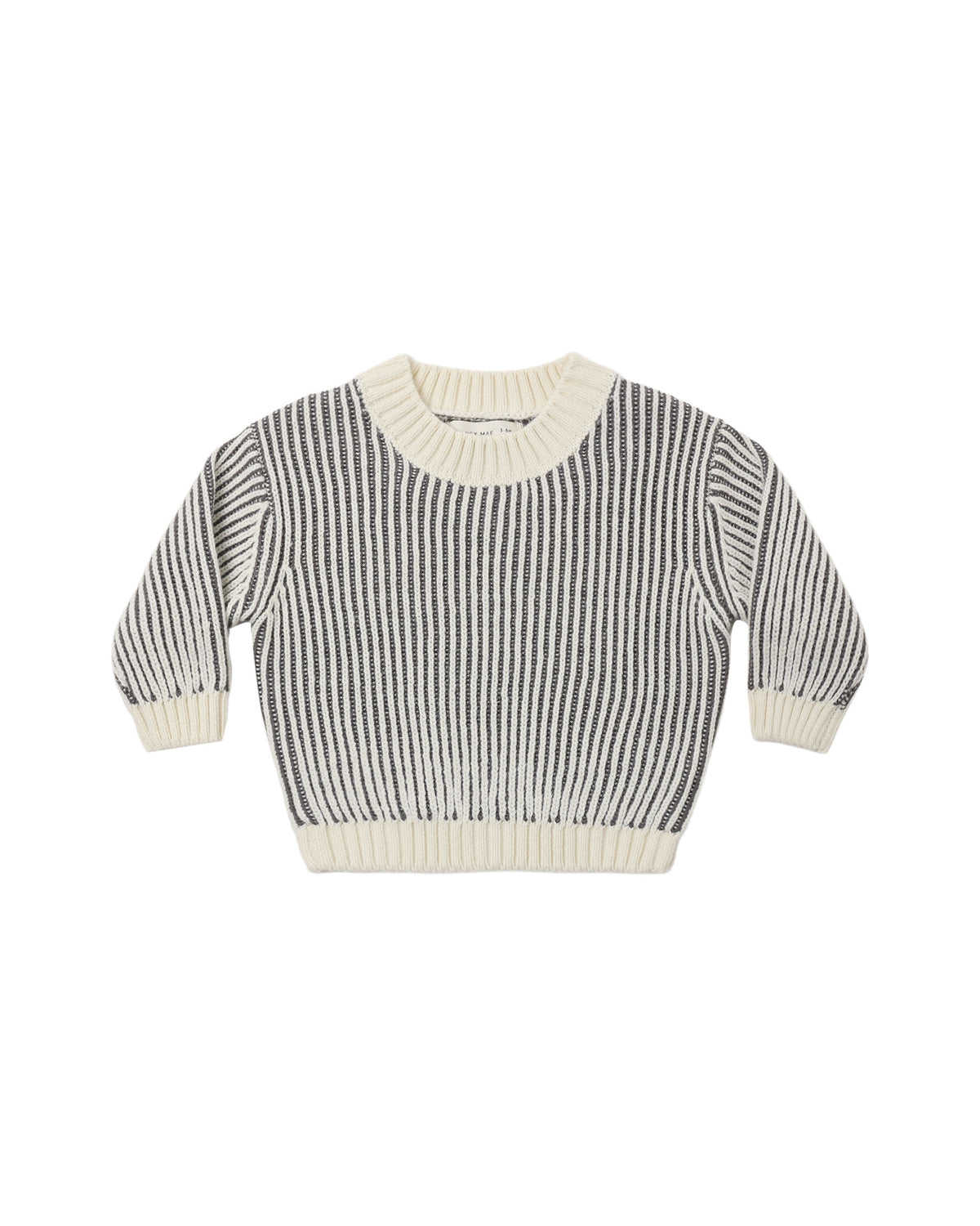 Midnight Stripe Relaxed Knit Sweater