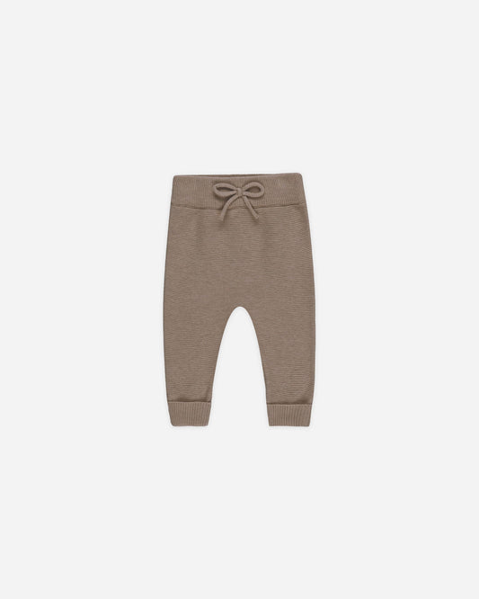 Heathered Mocha Knit Pant