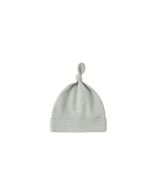 Sage Knotted Baby Hat
