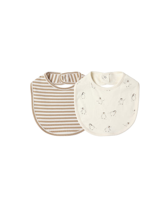 Gold Stripe & Penguin Jersey Snap Big Set