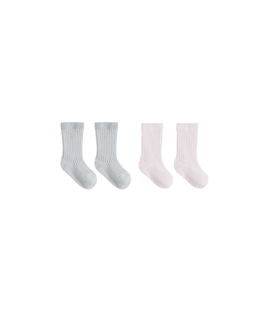 Ice Blue & Lilac Socks Set