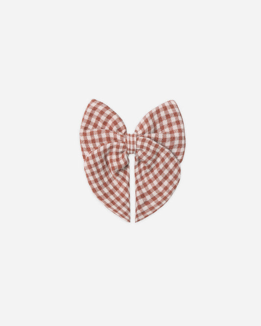 Red Gingham Bow